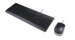LENOVO TASTIERA+MOUSE ESSENTIAL WIRED COMBO KEYBOARD + MOUSE LAYOUT ITALIANO